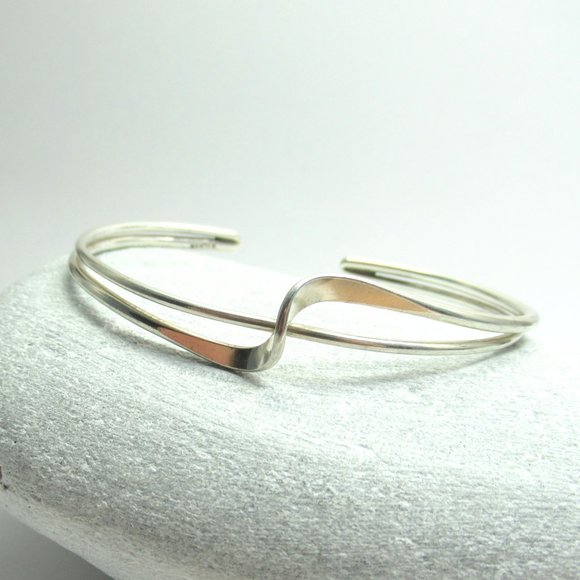 Sterling 925 Jewelry - Sterling Cuff Bracelet